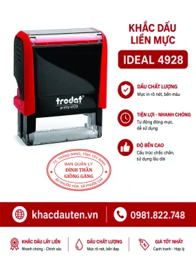 Khắc dấu oval ban quản lý