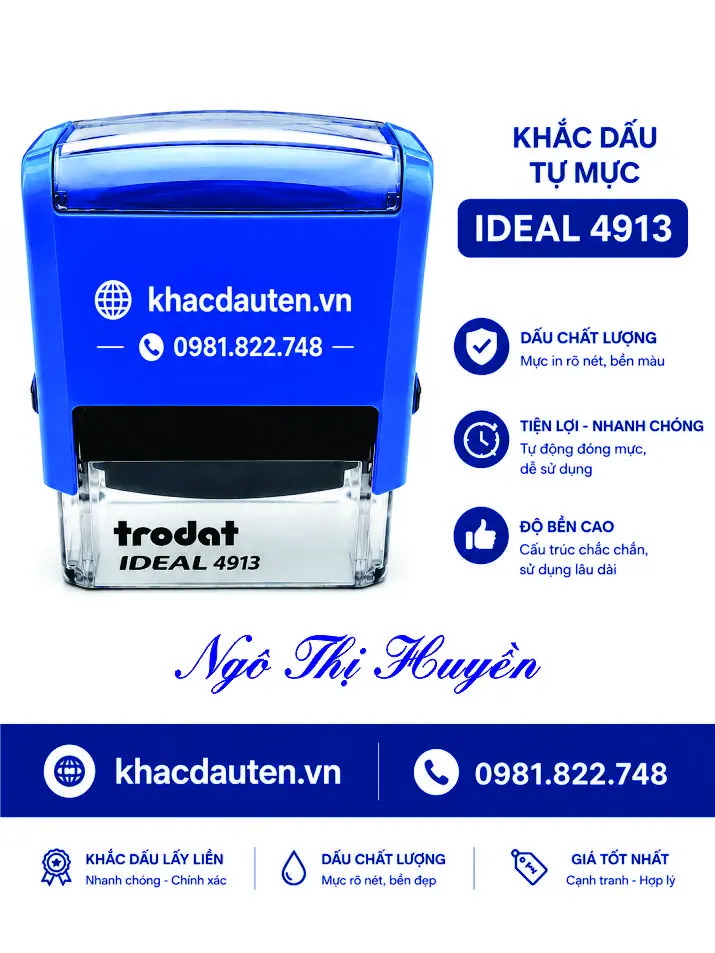 Khắc dấu tên font VNI-KUN