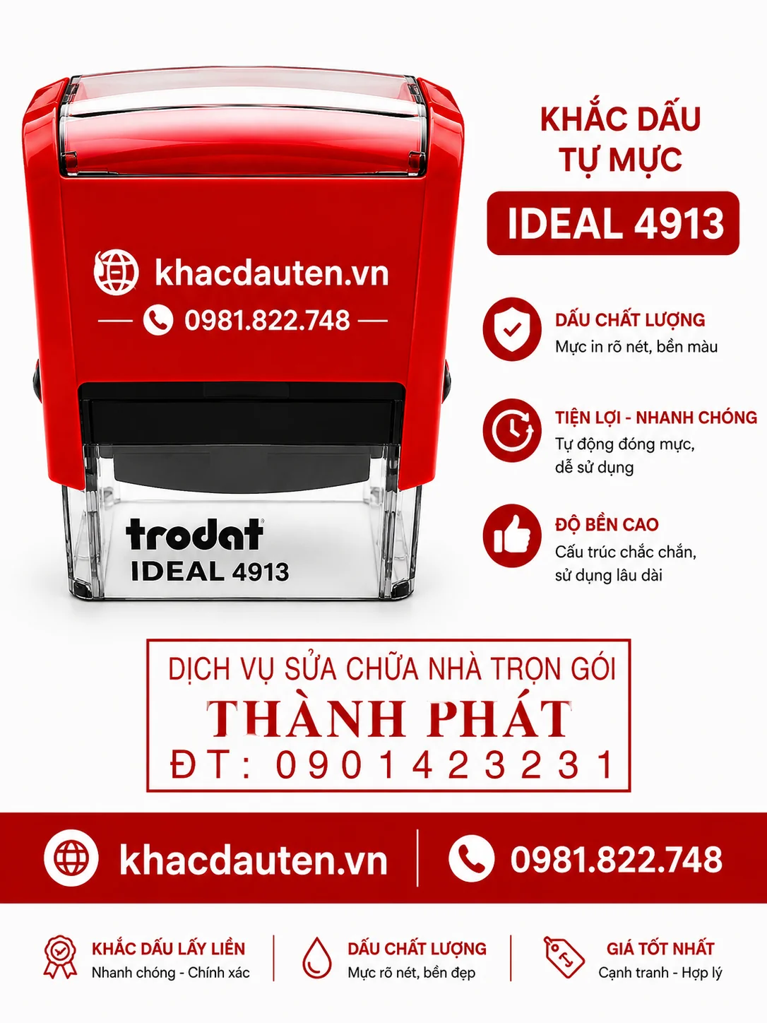 Khắc dấu vuông 1